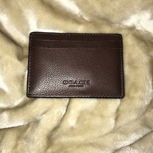 Coach Card Holder/ Money Clip